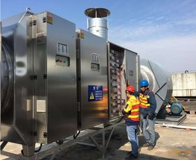 3000风量低温等离子净化设备 高效节能的废气处理与储气装置解决方案